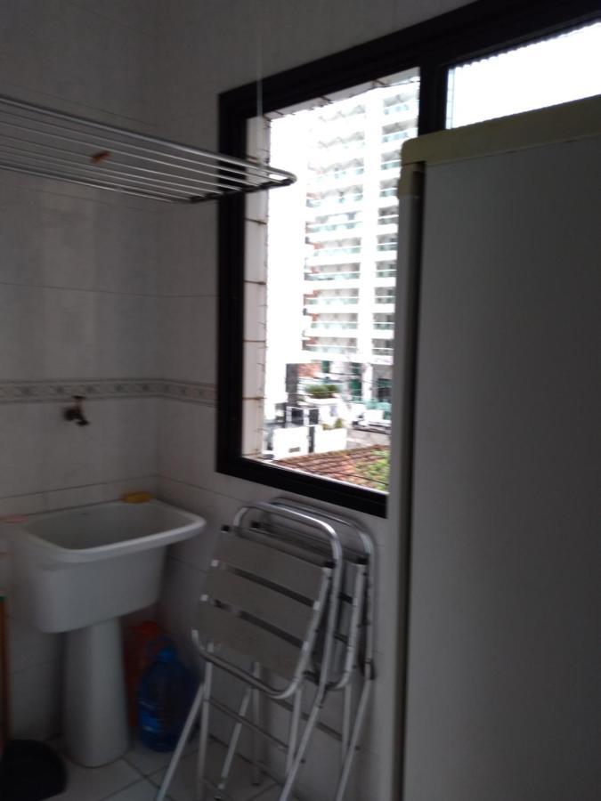 Apto Ocian Centro Praia Grande Bagian luar foto