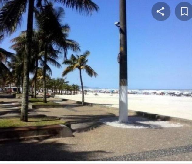Apto Ocian Centro Praia Grande Bagian luar foto