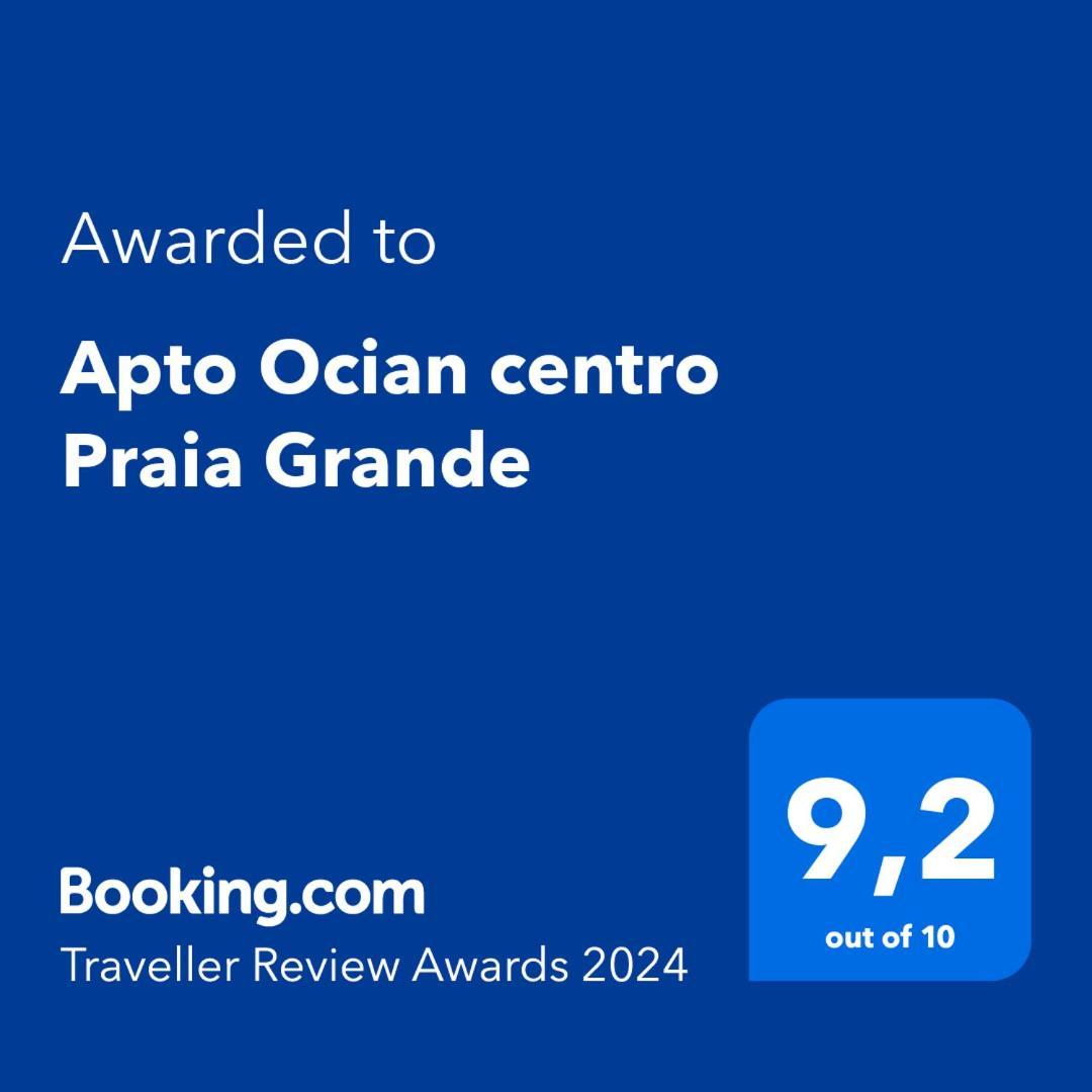 Apto Ocian Centro Praia Grande Bagian luar foto